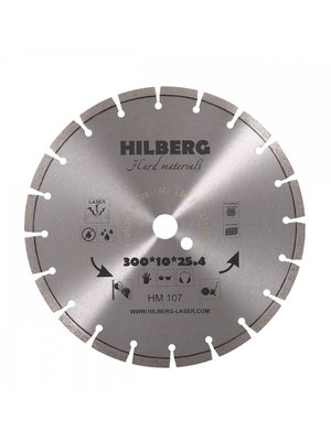 Алмазный диск 300 Hilberg Hard Materials Лазер HM107