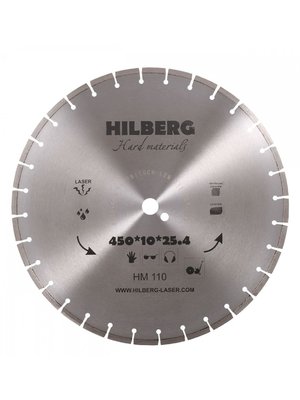 Диск алмазный 450 Hilberg Лазер hard materials HM110