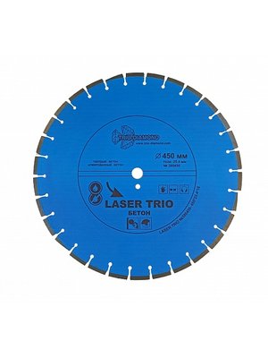 Диск алмазный отрезной 450 Trio Diamond Лазер бетон 380450