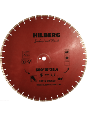 Диск алмазный 600 Hilberg Industrial Hard HI812