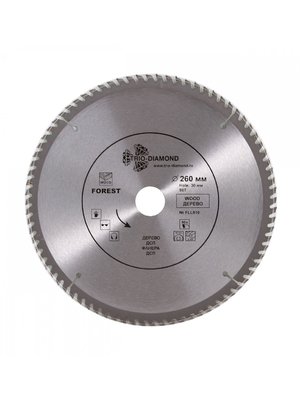 Диск пильный по дереву Трио Диамант 260х80Тх30 mm FLL810