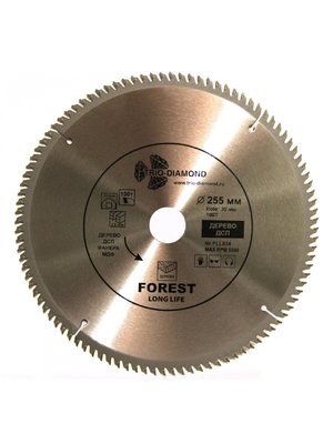 Диск пильный по дереву Trio-Diamond 255х100Тх30 mm FLL834