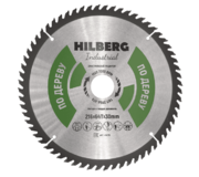 Диск пильный серия Hilberg Industrial Дерево 216*64Т*30 mm HW218
