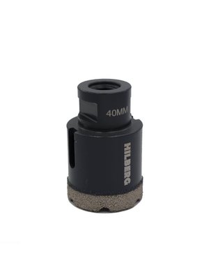Коронка алмазная 40 мм Hilberg Super Hard M14 HH640