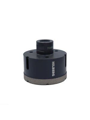 Коронка алмазная 70 мм Hilberg Super Hard M14 HH670