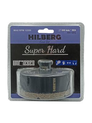 Коронка алмазная 100 мм Hilberg Super Hard M14 HH691