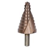 Сверло ступенчатое по металлу 9-36мм (10ступ) Hilberg (Р6М5) HSS-COBALT ST0936